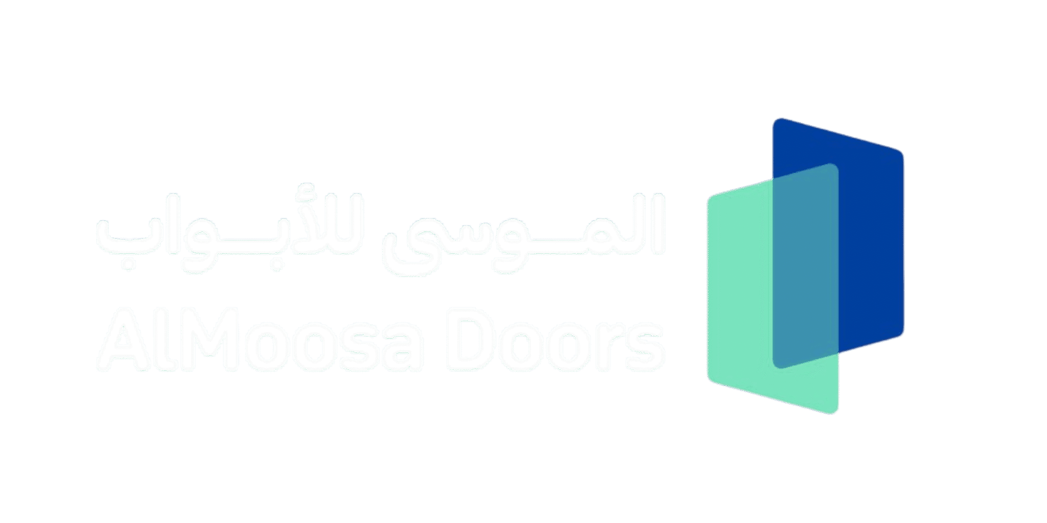 AlMoosa Doors logo - B2B digital marketing support by MAZ agency in Dubai